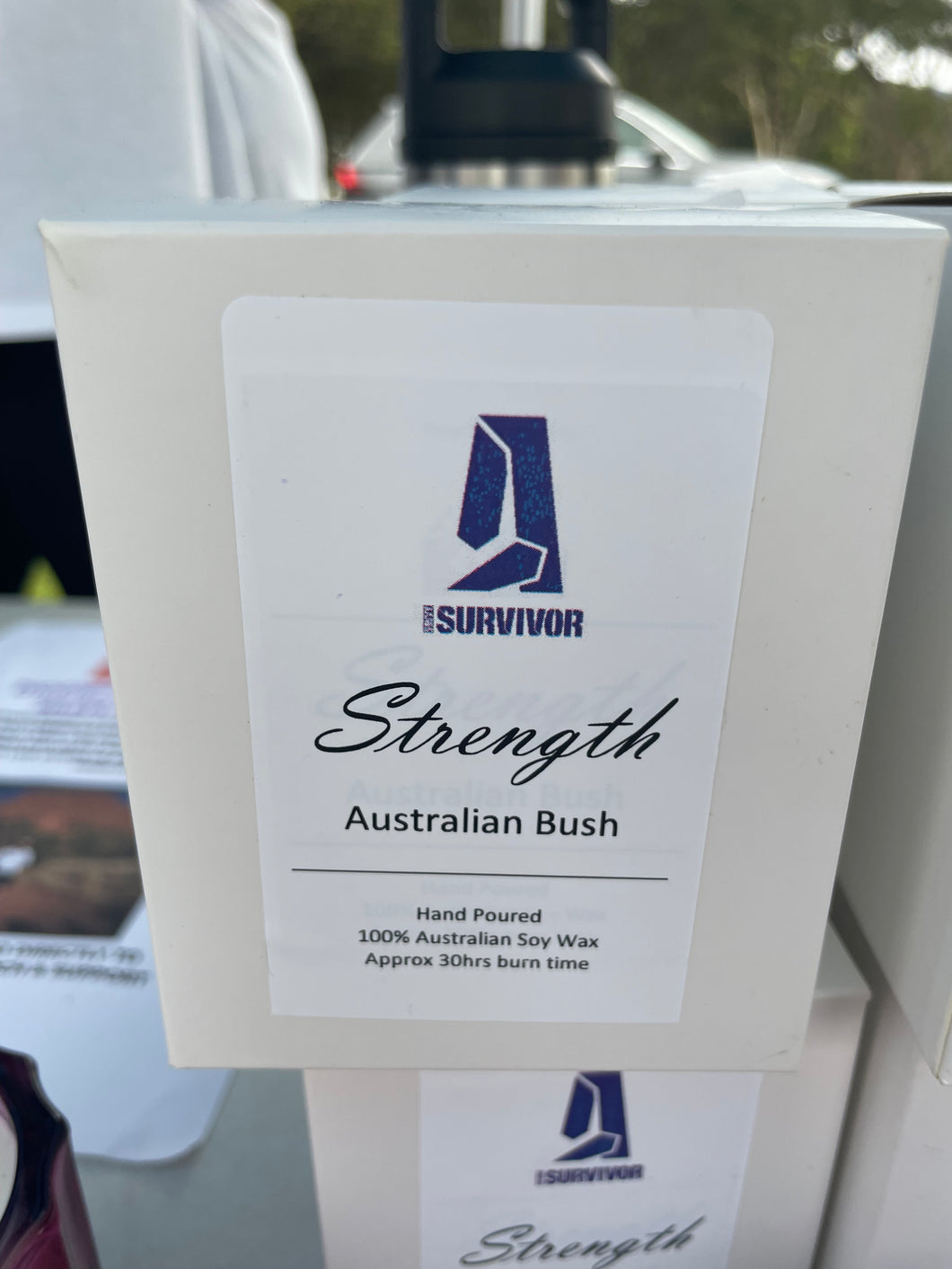 Parkinson's Disease Memorial Candle - Strength